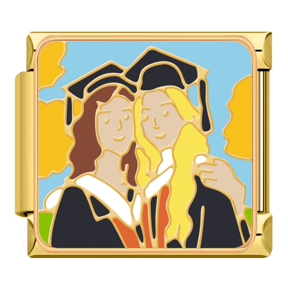Charm Amigas Graduación - Italian Charms