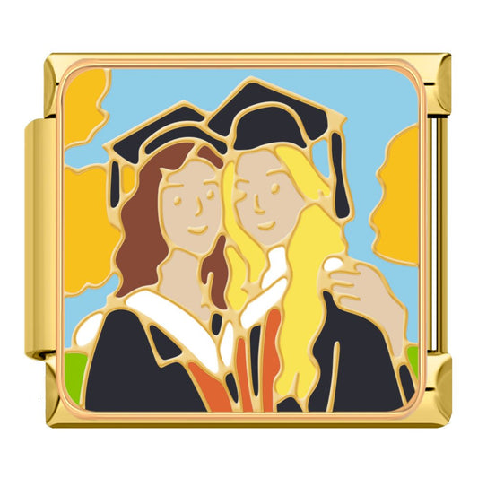 Charm Amigas Graduación - Italian Charms