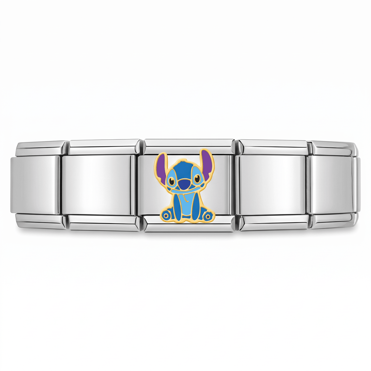 Charm Amigo Espacial en pulsera italiana de eslabones