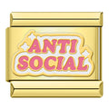 Charm Anti Social (Dorado)