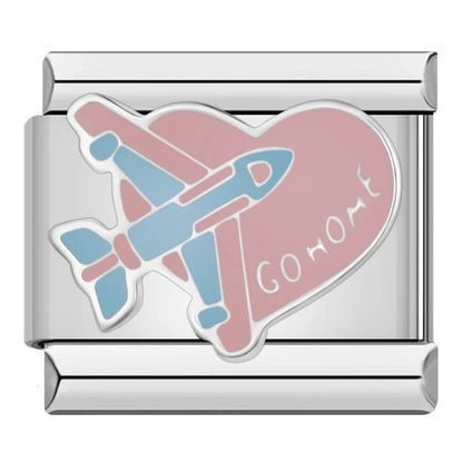Charm Avion Viaje - Italian Charms