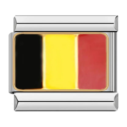 Charm Bandera de Bélgica - Italian Charms