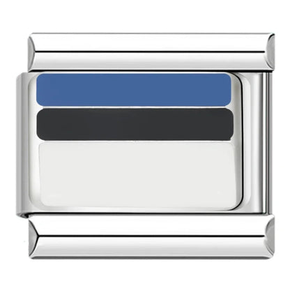 Charm Bandera de Estonia - Italian Charms