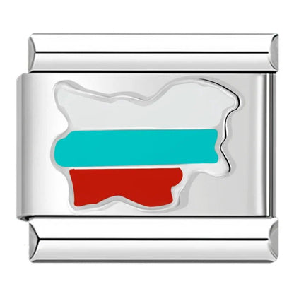 Charm Bandera de Bulgaria - Italian Charms
