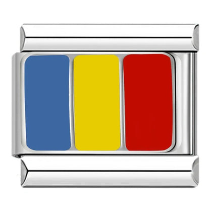 Charm Bandera de Rumania - Italian Charms