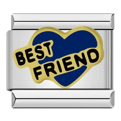 Charm Best Friend (Azul) - Italian Charms
