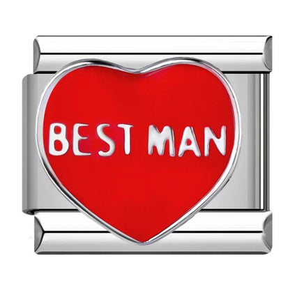 Charm Best Man - Italian Charms