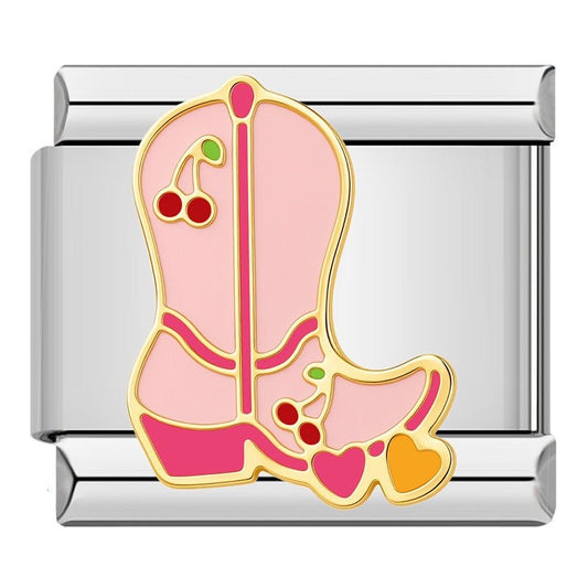 Charm Bota Rosa - Italian Charms