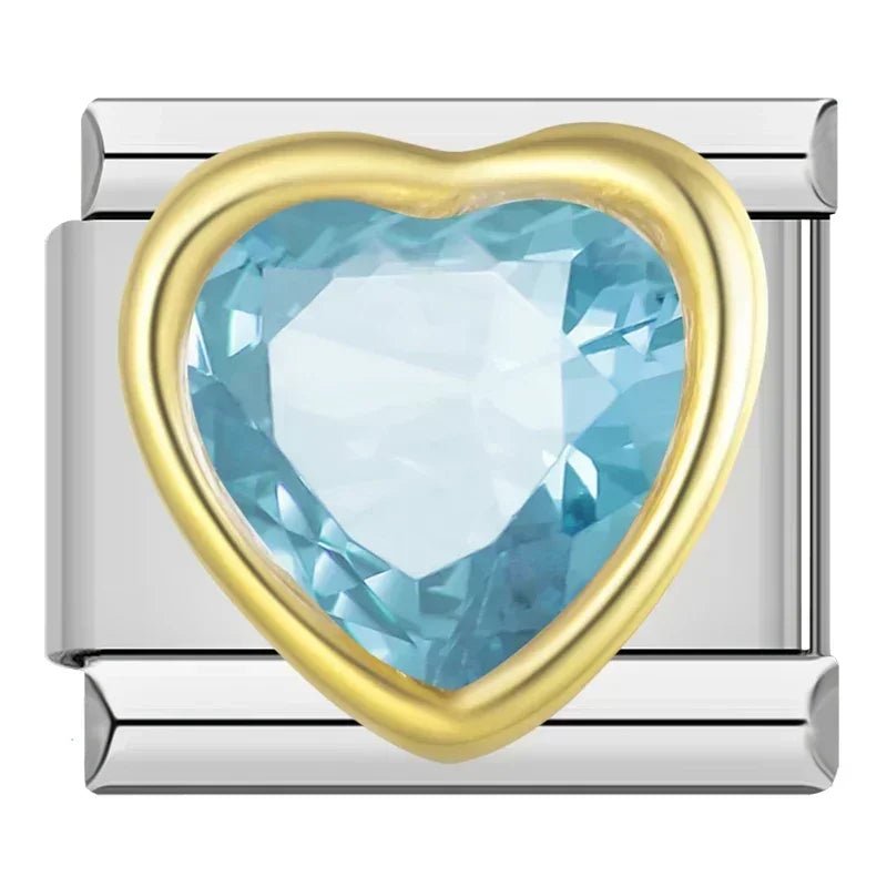Charm Brillo Azul - Italian Charms