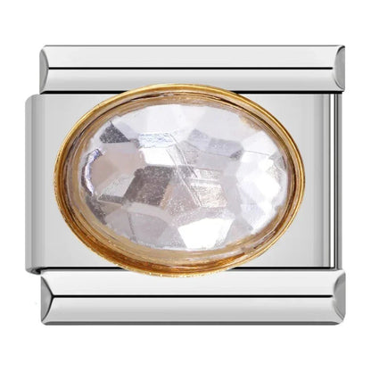 Charm Brillo Blanco - Italian Charms