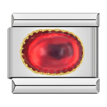 Charm Brillo Rojo - Italian Charms