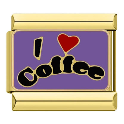 Charm Cafe (I Love Coffee) - Italian Charms