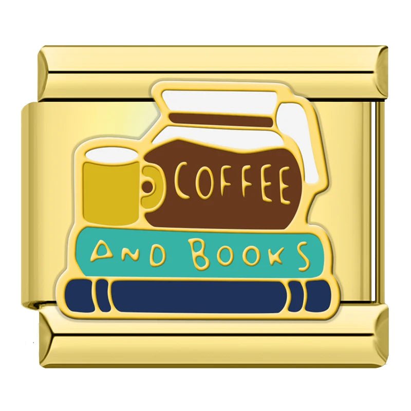 Charm Cafe y libros - Italian Charms