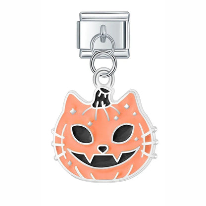 Charm Calabaza halloween (Naranja) - Italian Charms