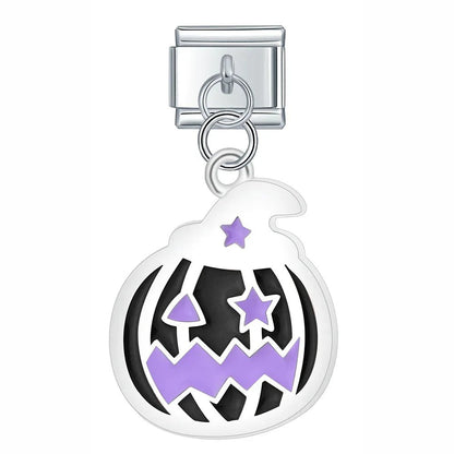 Charm Calabaza halloween (Negra) - Italian Charms