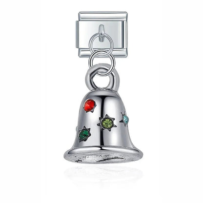 Charm campana navideña - Italian Charms
