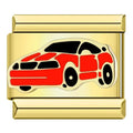 Charm Carro Rojo (Dorado)