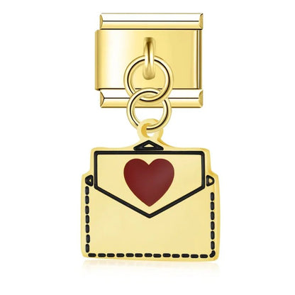 Charm Carta Dorada - Italian Charms