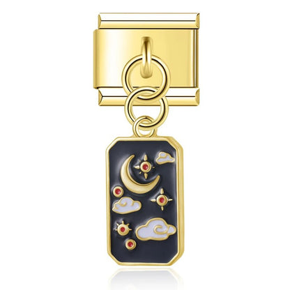 Charm carta tarot (Luna) - Italian Charms