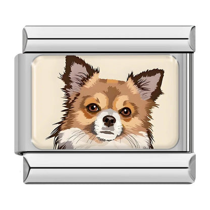 Charm Chihuahua (Fondo Blanco) - Italian Charms