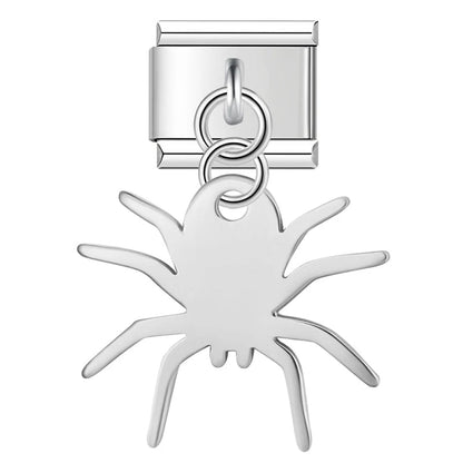 Charm Colgante araña (Plateado) - Italian Charms