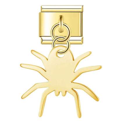 Charm Colgante Araña (Dorado) - Italian Charms