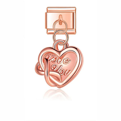 Charm Colgante Corazón (Grabado) - Italian Charms