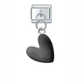 Charm Colgante Corazón negro (Pequeño)