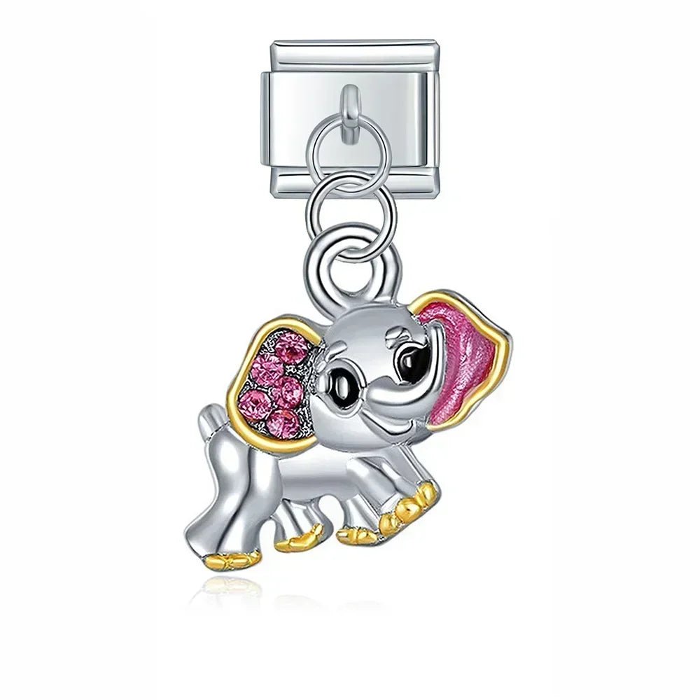 Charm Colgante elefante - Italian Charms