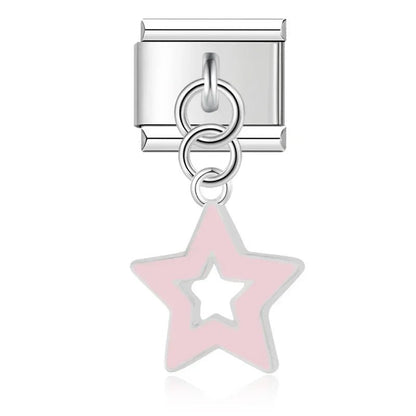 Charm Colgante Estrella (Rosa) - Italian Charms
