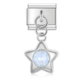 Charm Anhänger Stern (mit Stein)