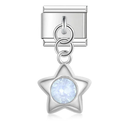 Charm Colgante Estrella (con Piedra) - Italian Charms
