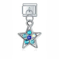 Charm Anhänger Blauer Stern