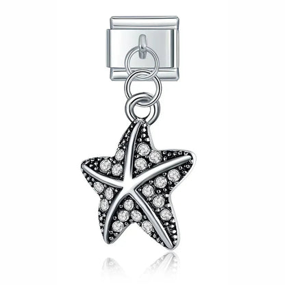Charm Colgante Estrella color plata - Italian Charms