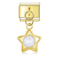 Charm Colgante estrella dorada