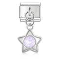 Charm Anhänger Lila Stern