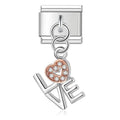 Charm colgante LOVE (Letras con Corazón)