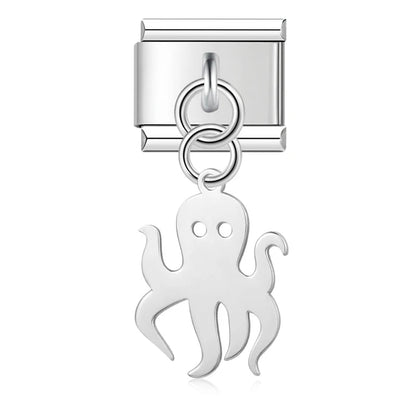 Charm Colgante Pulpo (Liso) - Italian Charms