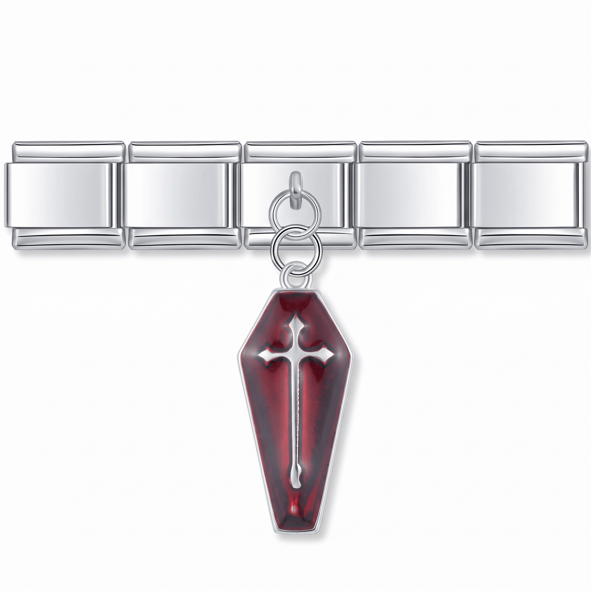Charm Colgante tumba en pulsera italiana de eslabones