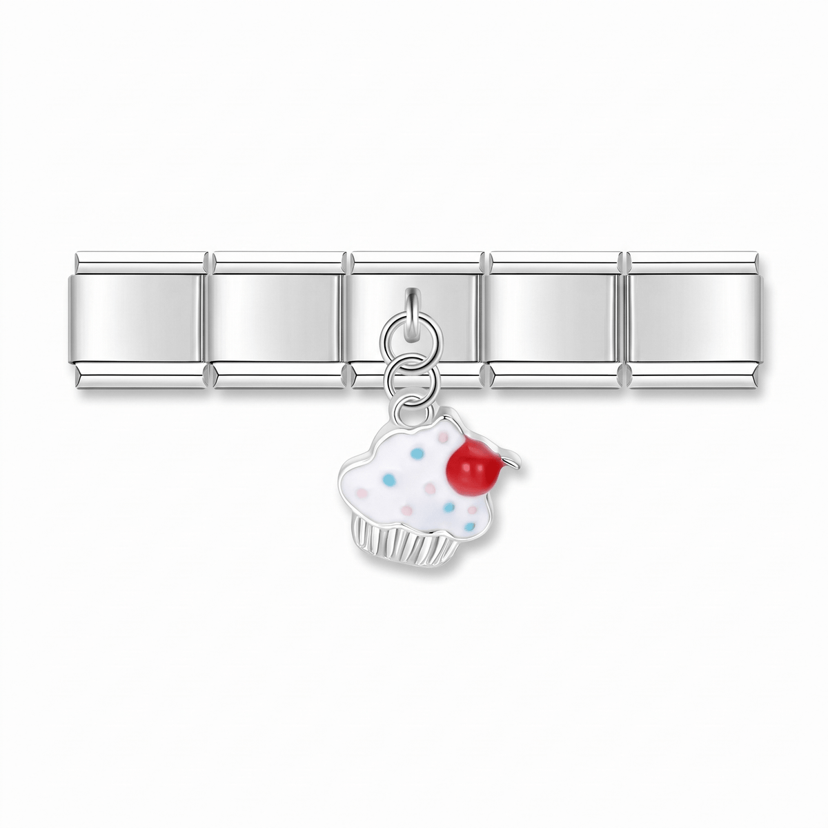 Charm Comida en pulsera italiana de eslabones