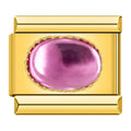 Charm con piedra rosa