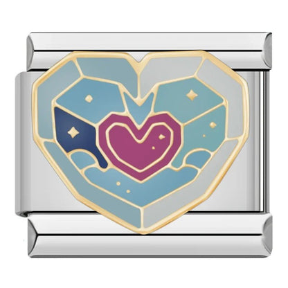 Charm Corazon (Geométrico) - Italian Charms