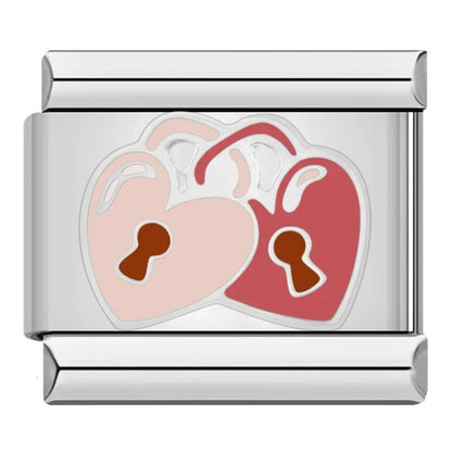 Charm Corazón Candados - Italian Charms
