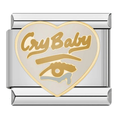 Charm Cry Baby (Plateado) - Italian Charms