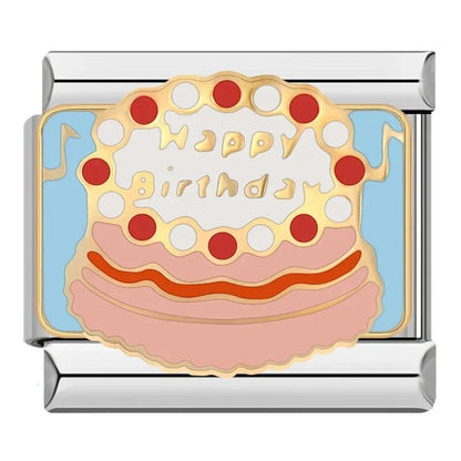 Charm Cumpleaños (Pastel) - Italian Charms