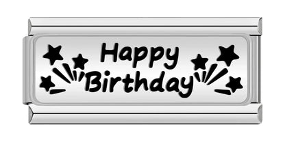 Charm Cumpleaños (Letras) - Italian Charms