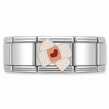 Charm Curita Medicina en pulsera italiana de eslabones