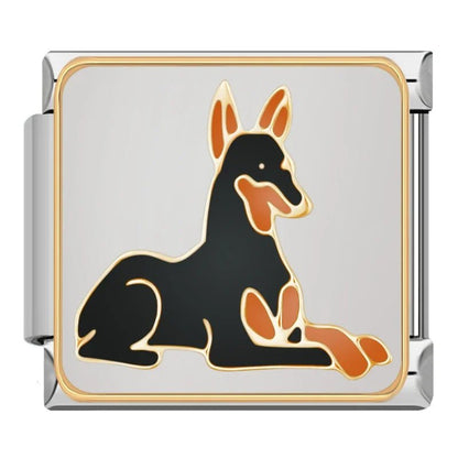 Charm Doberman - Italian Charms