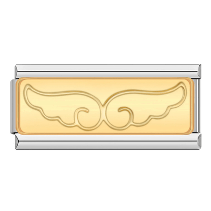 Charm Doble Alas (Lisas) - Italian Charms