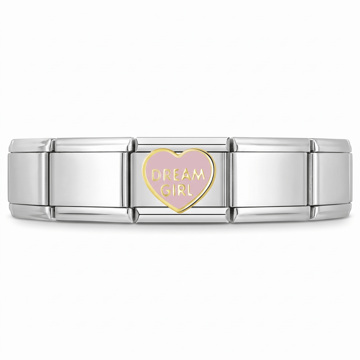 Charm Dream girl en pulsera italiana de eslabones
